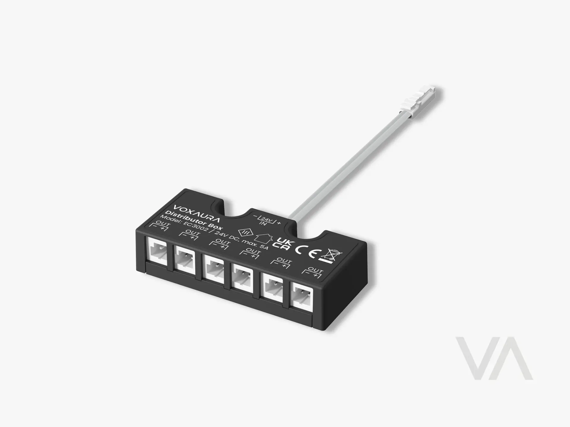 [EC3002 Distributor Box 6-way, 24V] 130.99.01.001 EC3002 Distributor Box 6-way