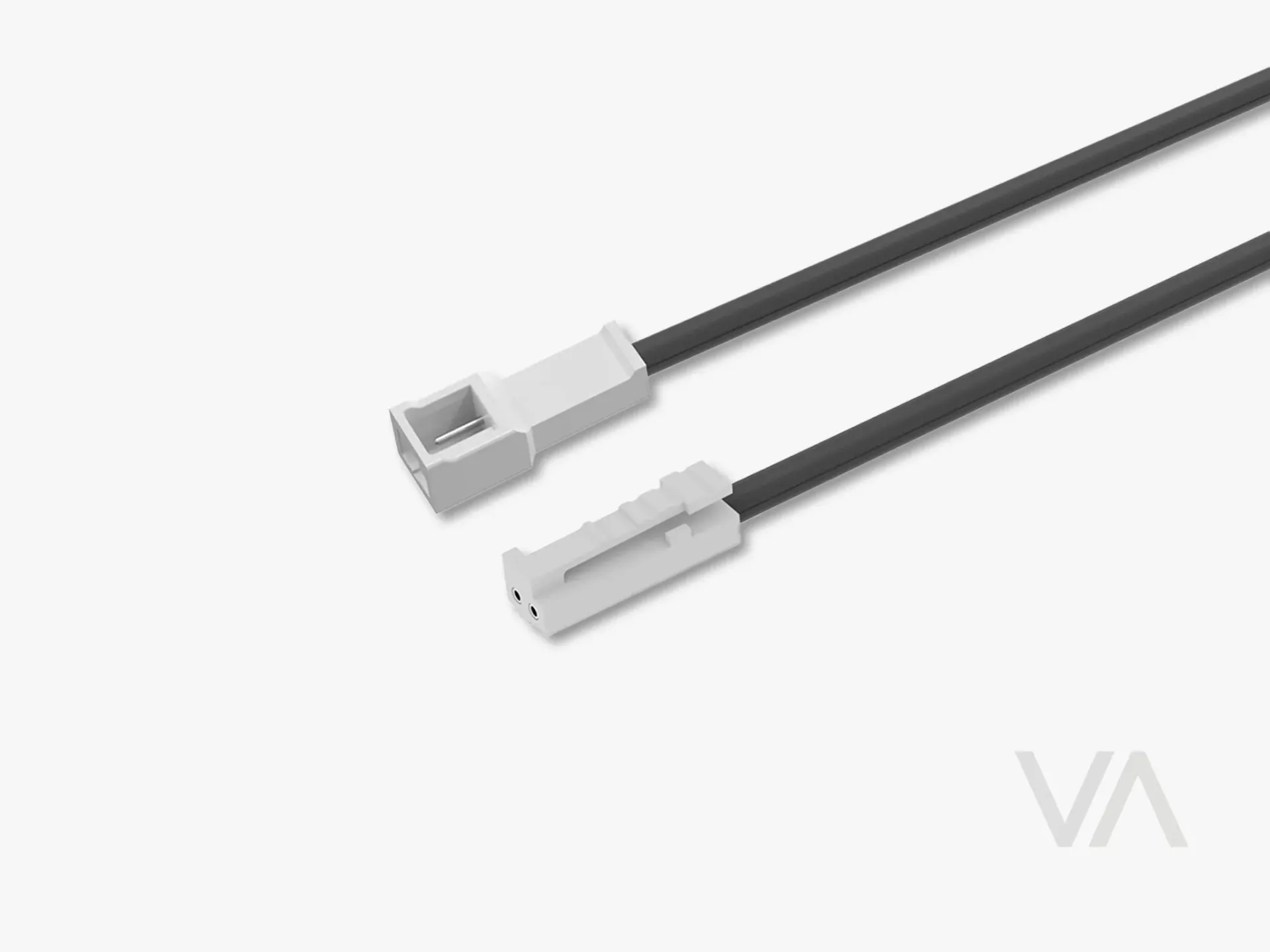 [EC3000 Extension Cable, 2-pin, 24V, 2m] 150.99.01.001 EC3000 Extension Cable