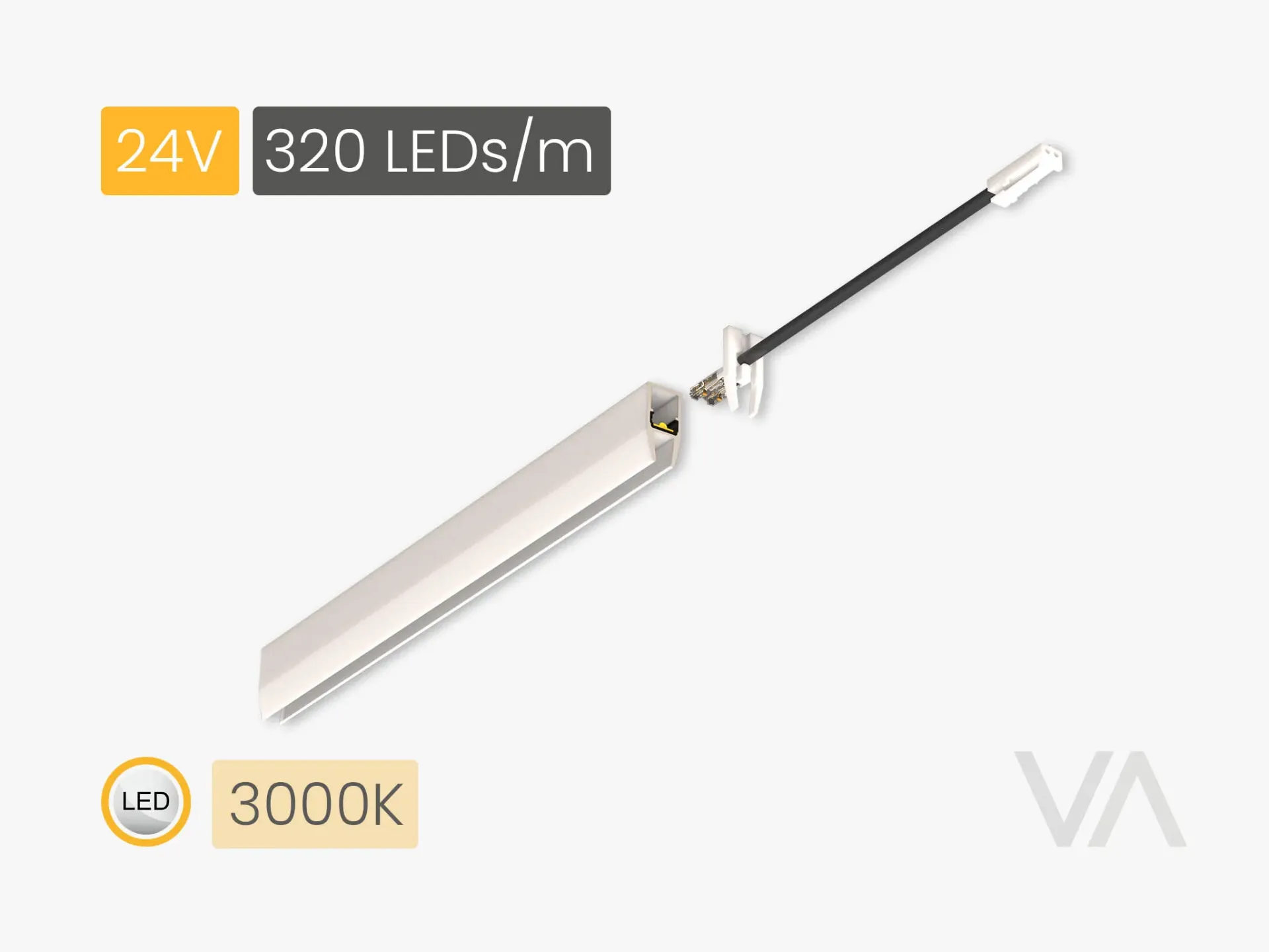 [PL4003 Linear Light, ,24V/5W, MC, 3000K, 320 LED] 201.10.22.006 PL4003 Linear Light