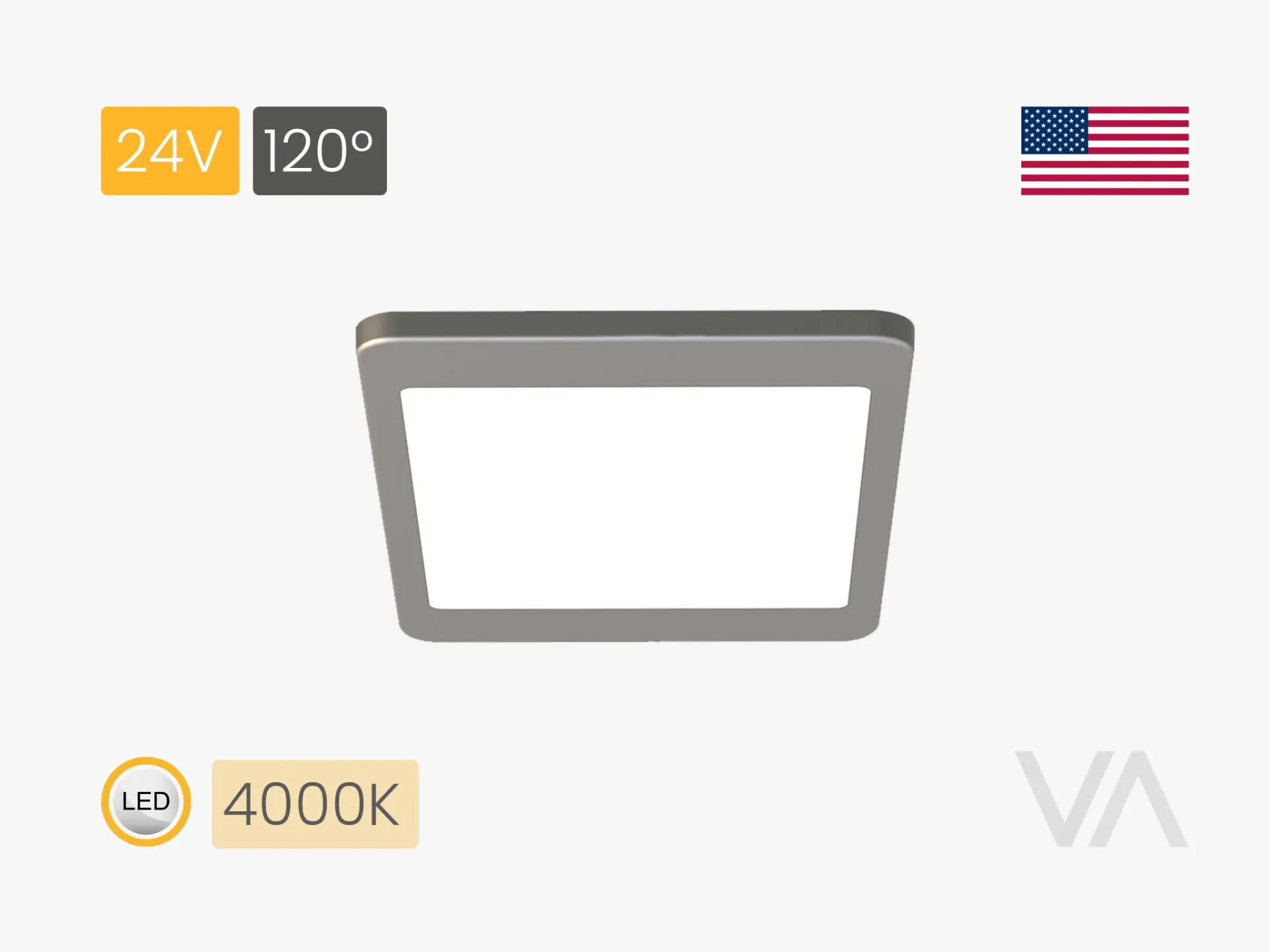 [SL4005 Downlight, 24V/3W, MC 3000K, DIA 75 mm] 203.30.22.006 SL4005 Downlight