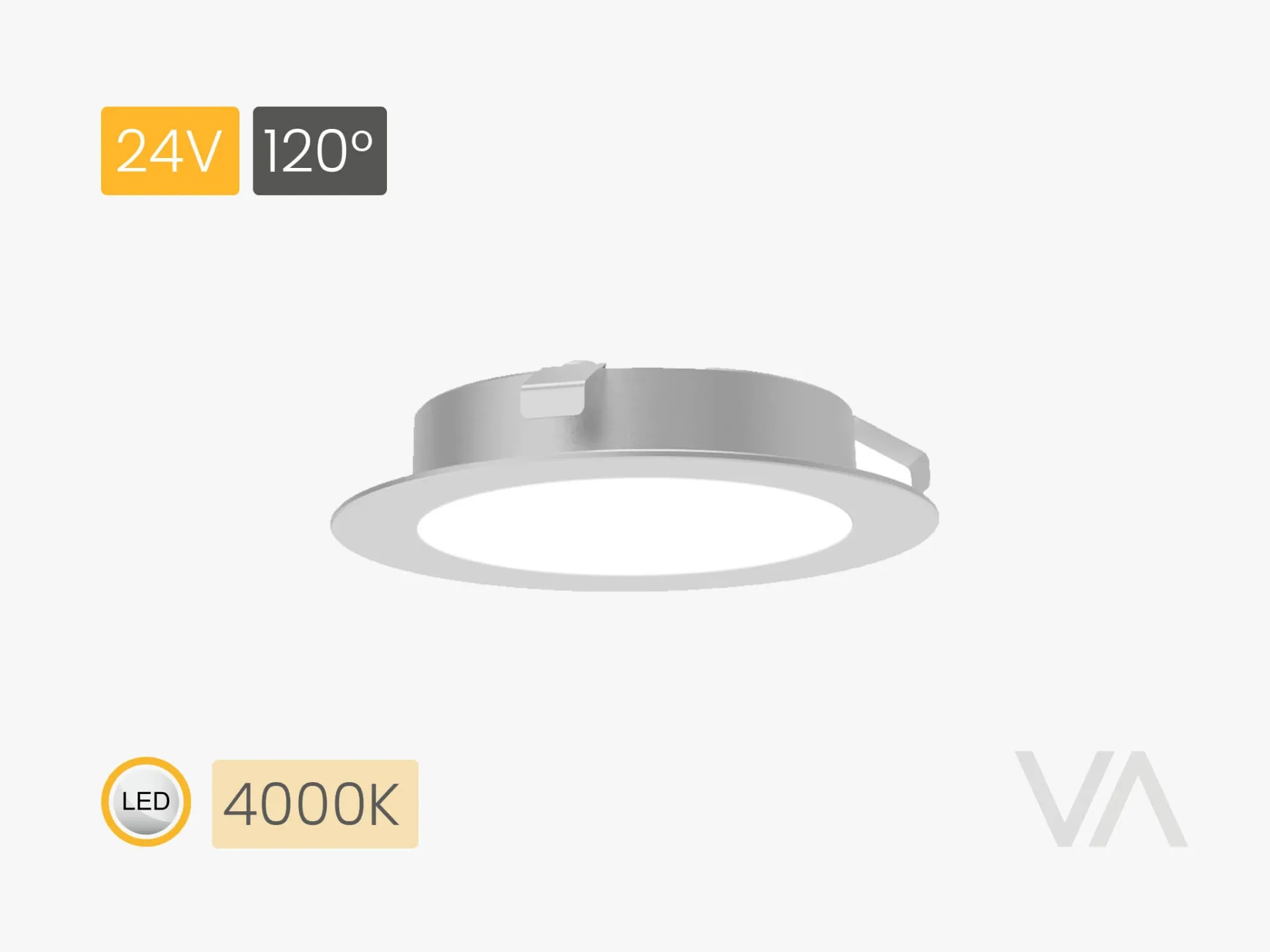 [SL4005 Downlight, 24V/3W, MC 4000K, DIA 75 mm] 203.30.22.007 SL4005 Downlight