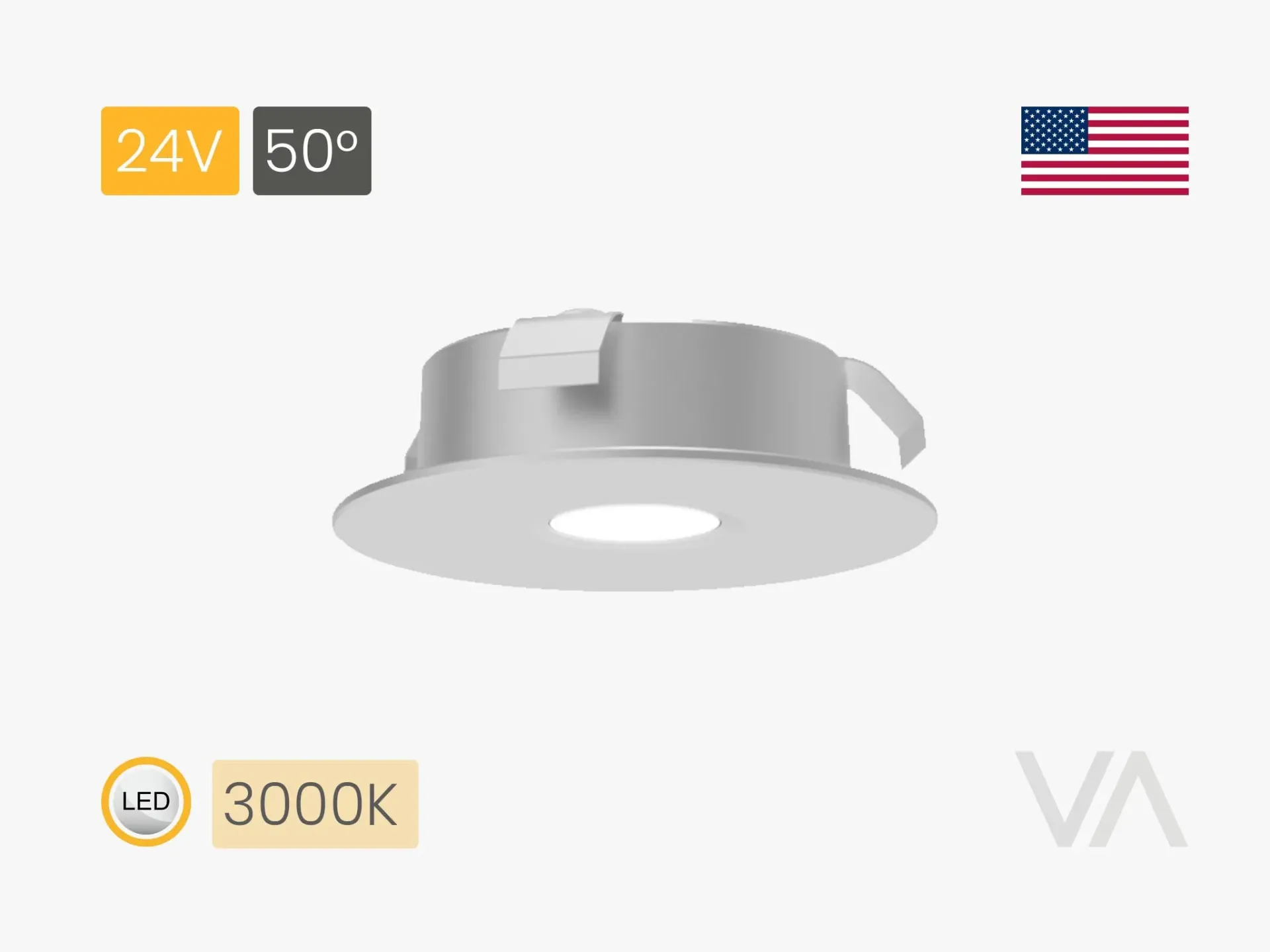[SL4006 Downlight, 24V/1W, MC 3000K, DIA 41 mm] 203.30.22.008 SL4006 Downlight
