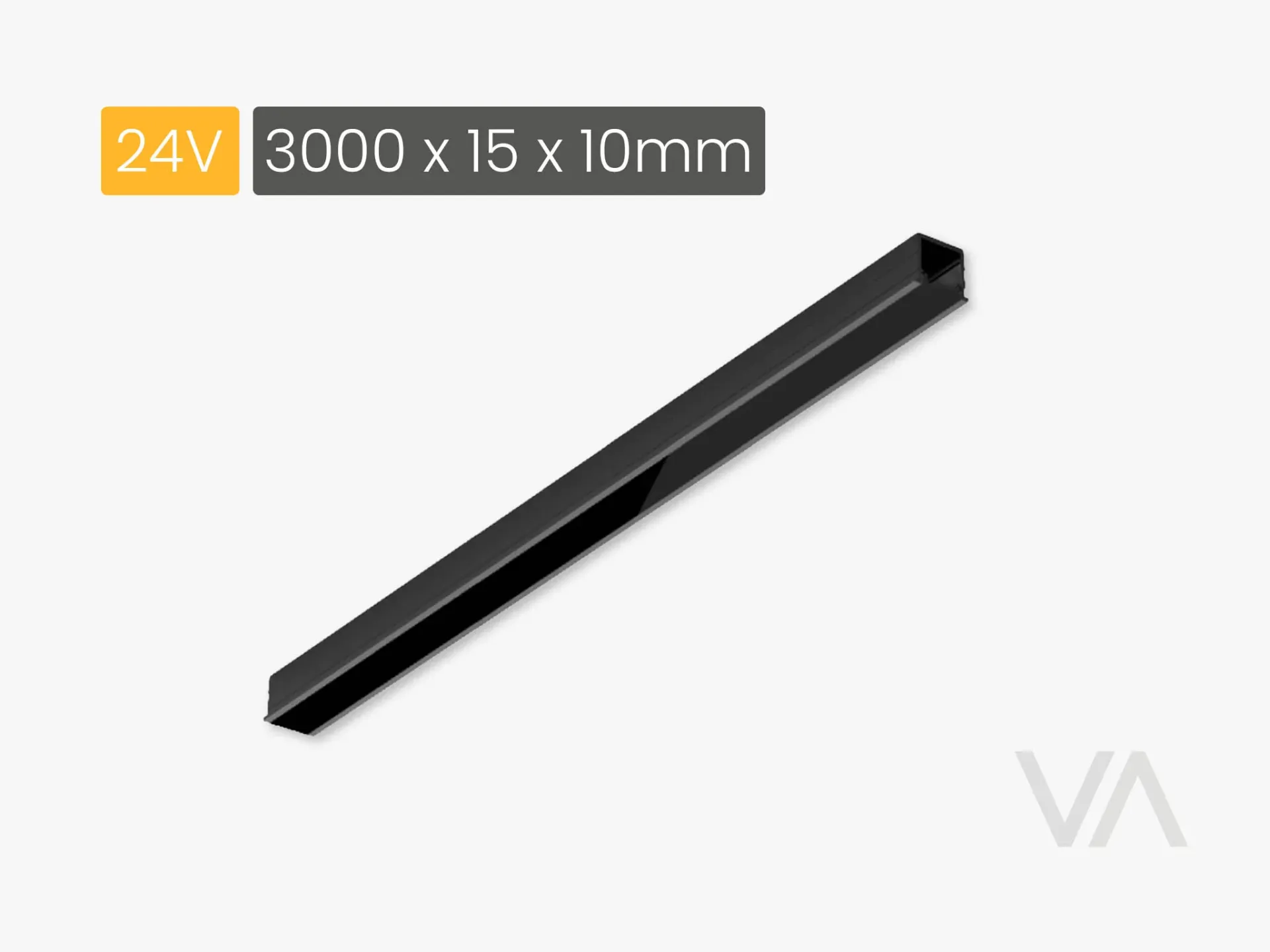 [TL4002 Mini Track Light, Track 15x10 mm, 24V] 208.19.21.001 TL4002 Mini Track Light