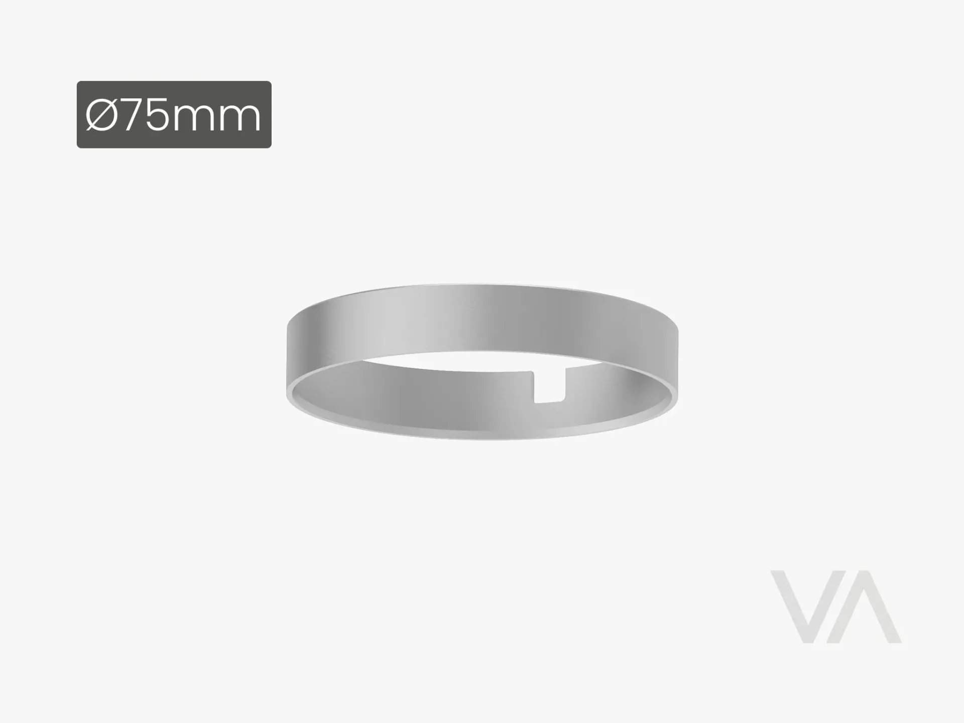 [SH3005 Base for surface mounting, DIA 75 mm] 208.99.22.004 SH3005 Base for surface mounting