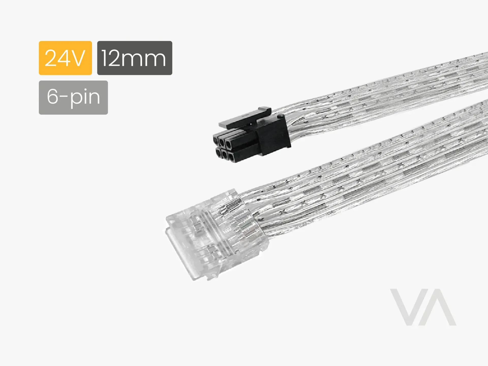 [LC4090 Connecting Cable, 6-pin. 12mm, 24V. For LS4090.] 209.19.00.012 LC4090 Connecting Cable